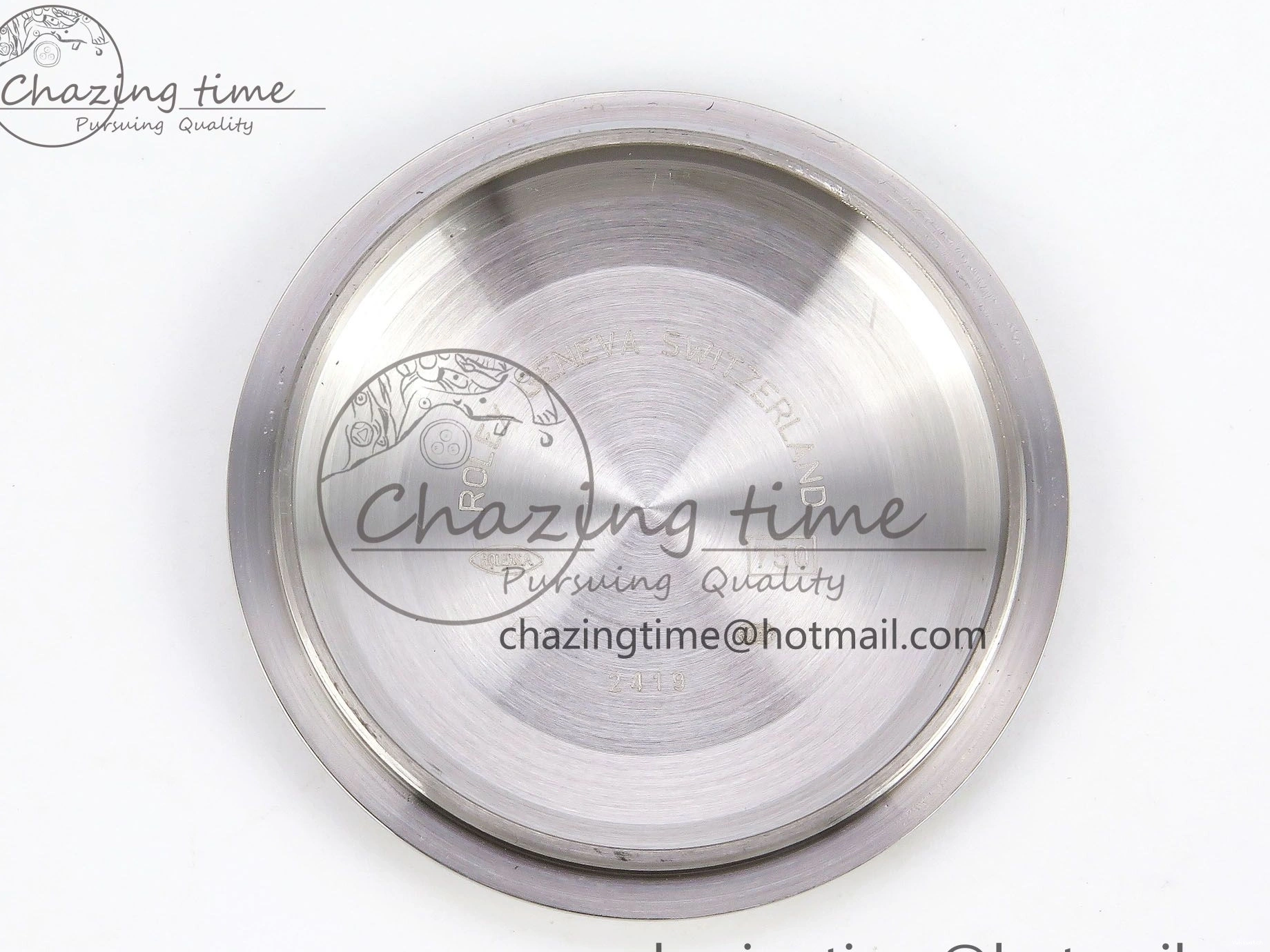 Stick Steel SS 40 Dial (Gain V3 Light JDF Weight) President Green DayDate on VR3255 904L Bracelet 0401